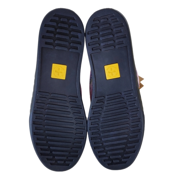 NWB Dr Martens sheridan suede lace up boots pink rainbow burst barbiecore hi top - Picture 14 of 15